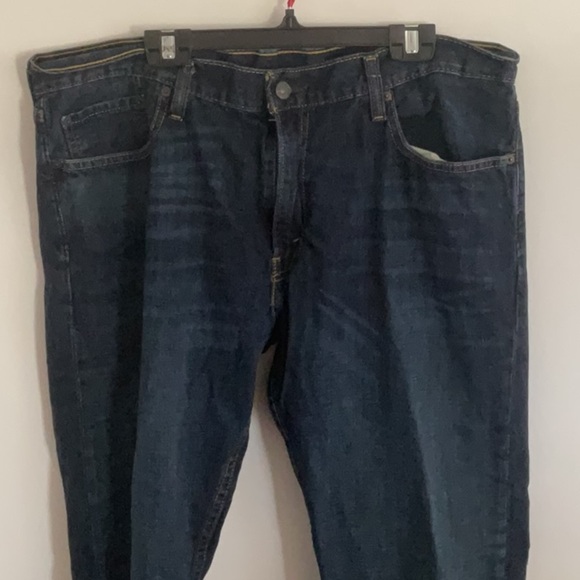 Levi's Relaxed Blue Denim Jeans Timeless Style 514 - Picture 6 of 10